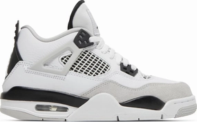 Neutral Footbed Design Nike Jordan 4 Military Black GS