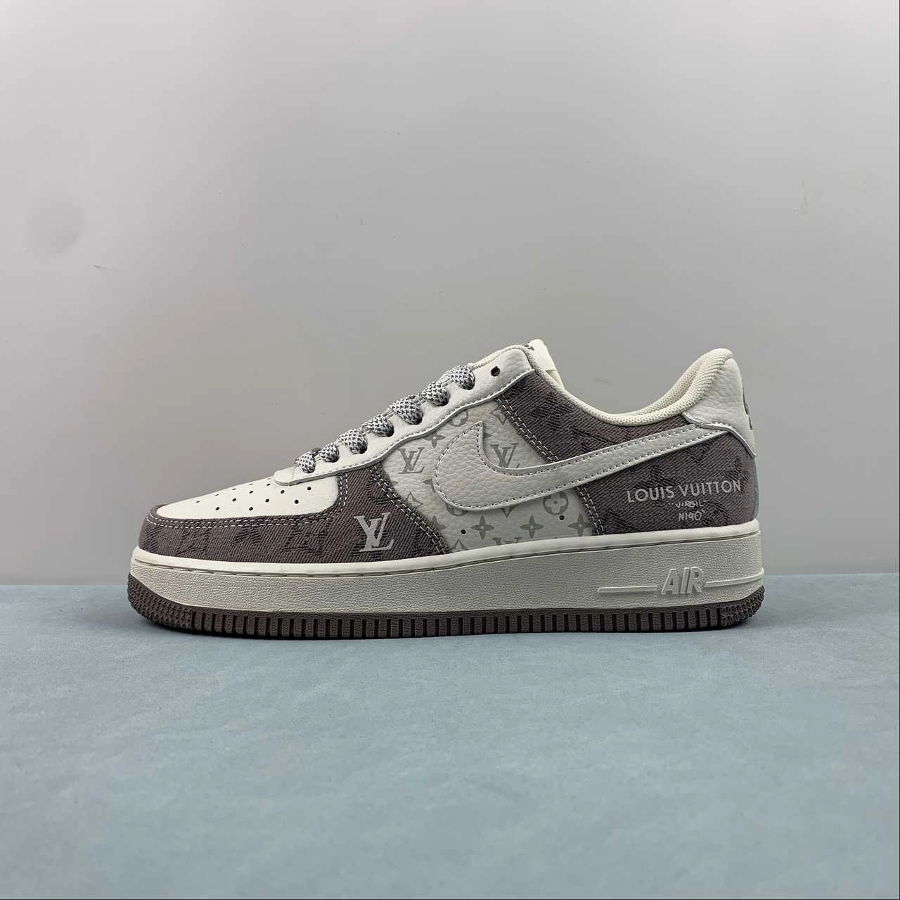 Air Force 1 07 Low LV Off White Denim Dark Gray DH7566-200 Everyday Mood Support frame