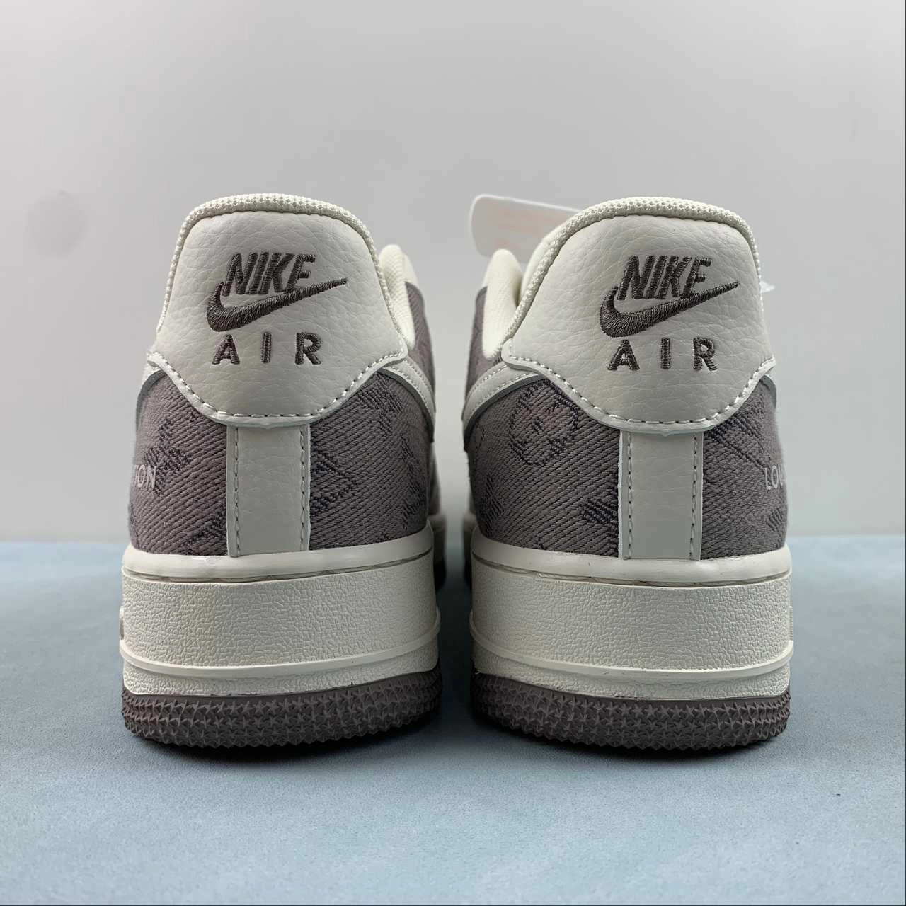 Storm Step Air Force 1 07 Low LV Off White Denim Dark Gray DH7566-200