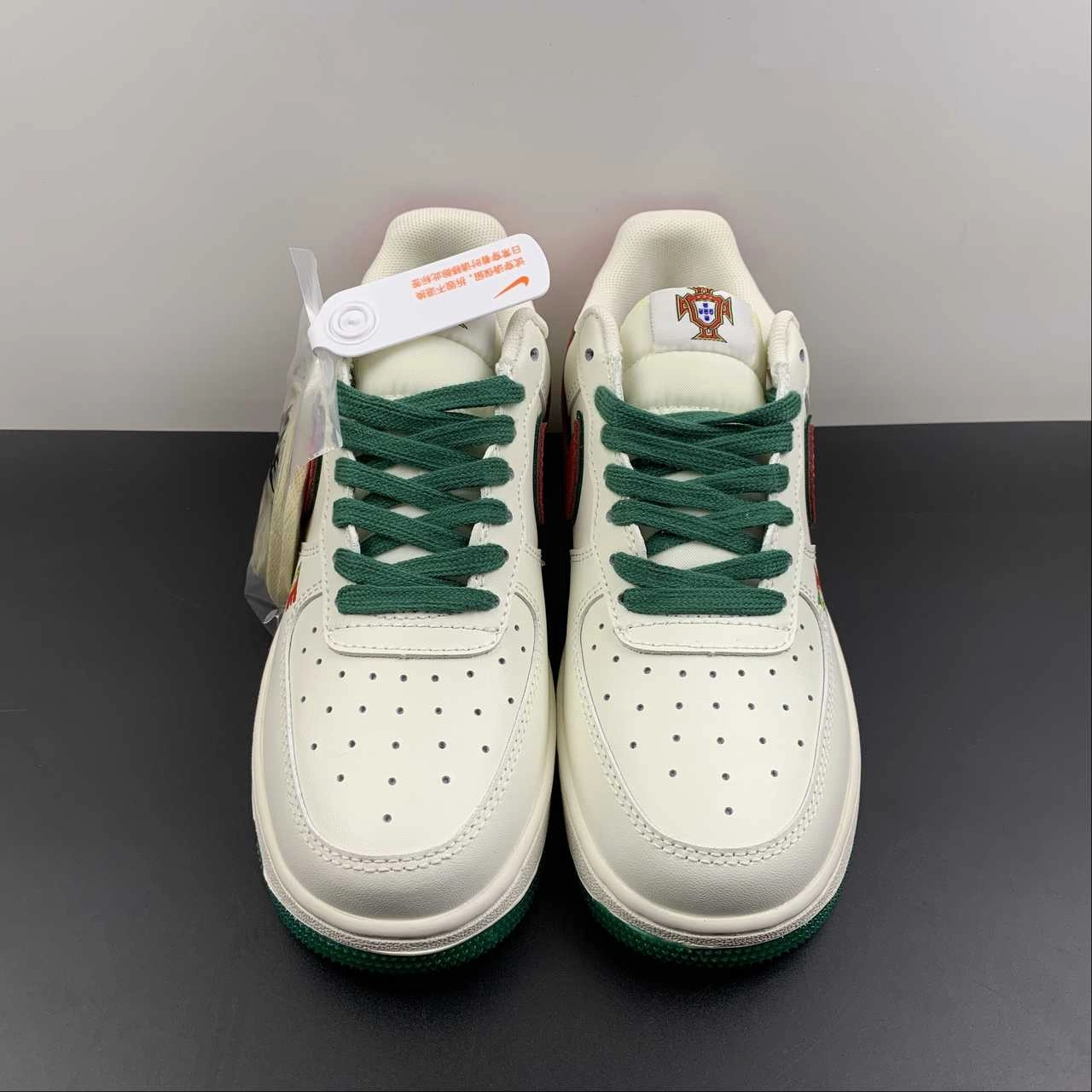 Sunset Step Fog Path Air Force 1 07 Low FIFA WORLD CUP Red Green White Customised DR9868-900
