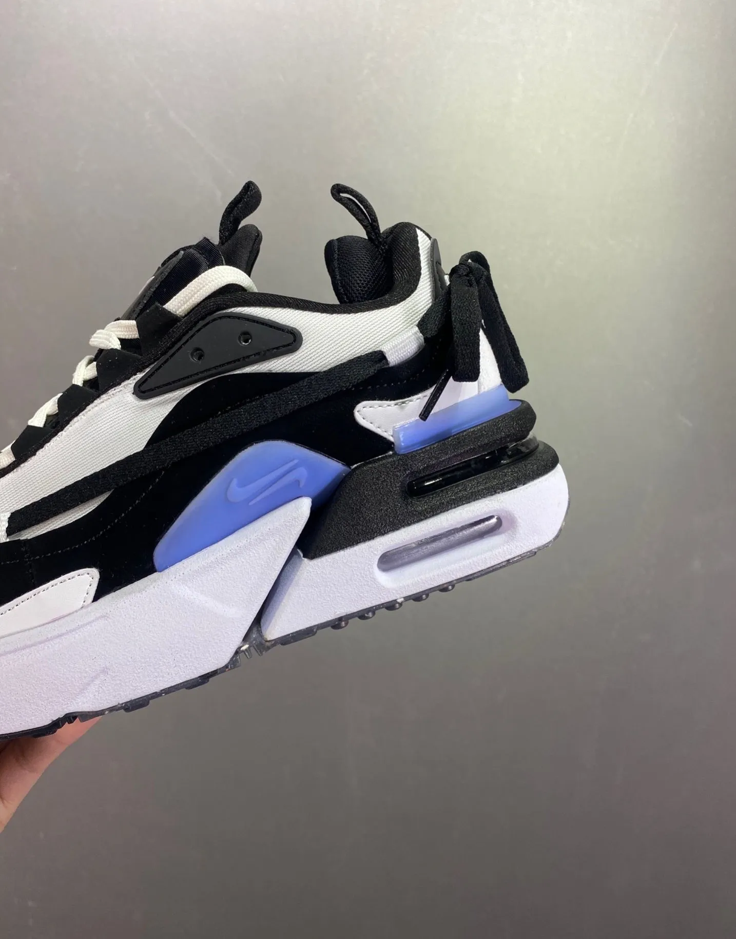 Air Max Furyosa Black Summit White Black DH0531-002 Lightweight Outsole