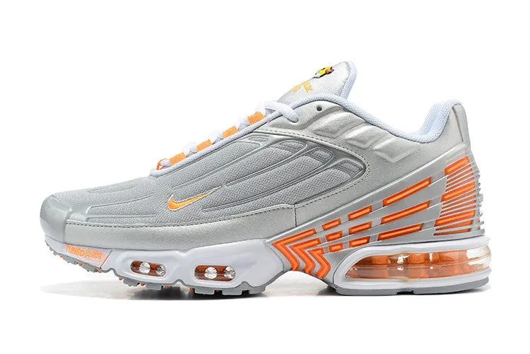 mid - top cut Air Max Plus 3 Silver Orange Grey White CK5178-071