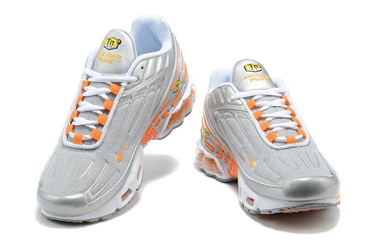 Air Max Plus 3 Silver Orange Grey White CK5178-071 seniors performance enhancing