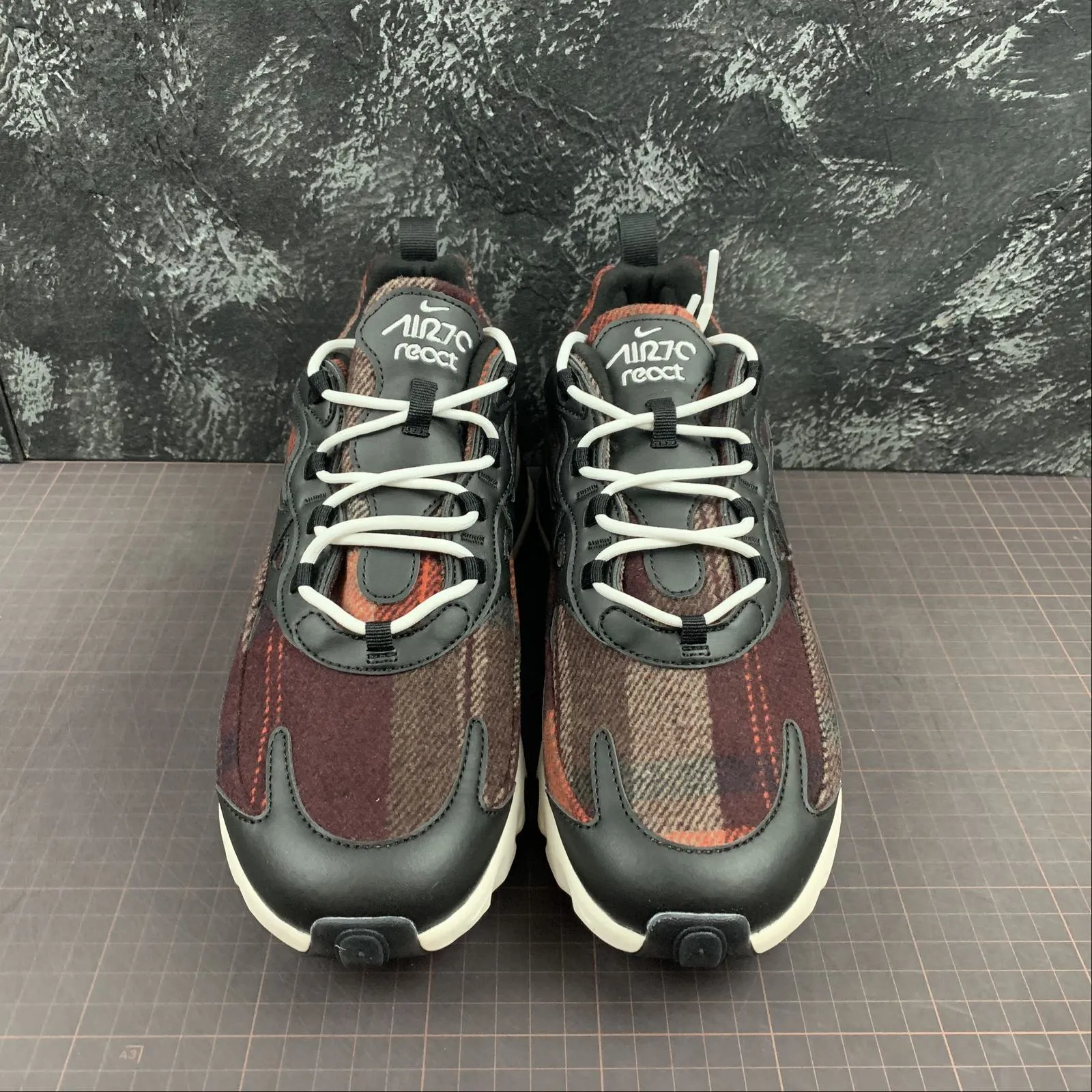 Air Max 270 React PENDLETON ID Multi-Color 2 CQ7388-991 3D - mesh shoes long - distance running option