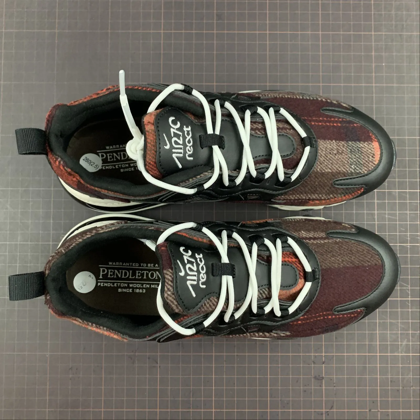 Air Max 270 React PENDLETON ID Multi-Color 2 CQ7388-991 Cushioned Flex