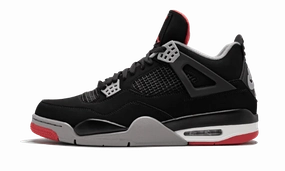 Microfiber Overlays Air Jordan 4 Bred
