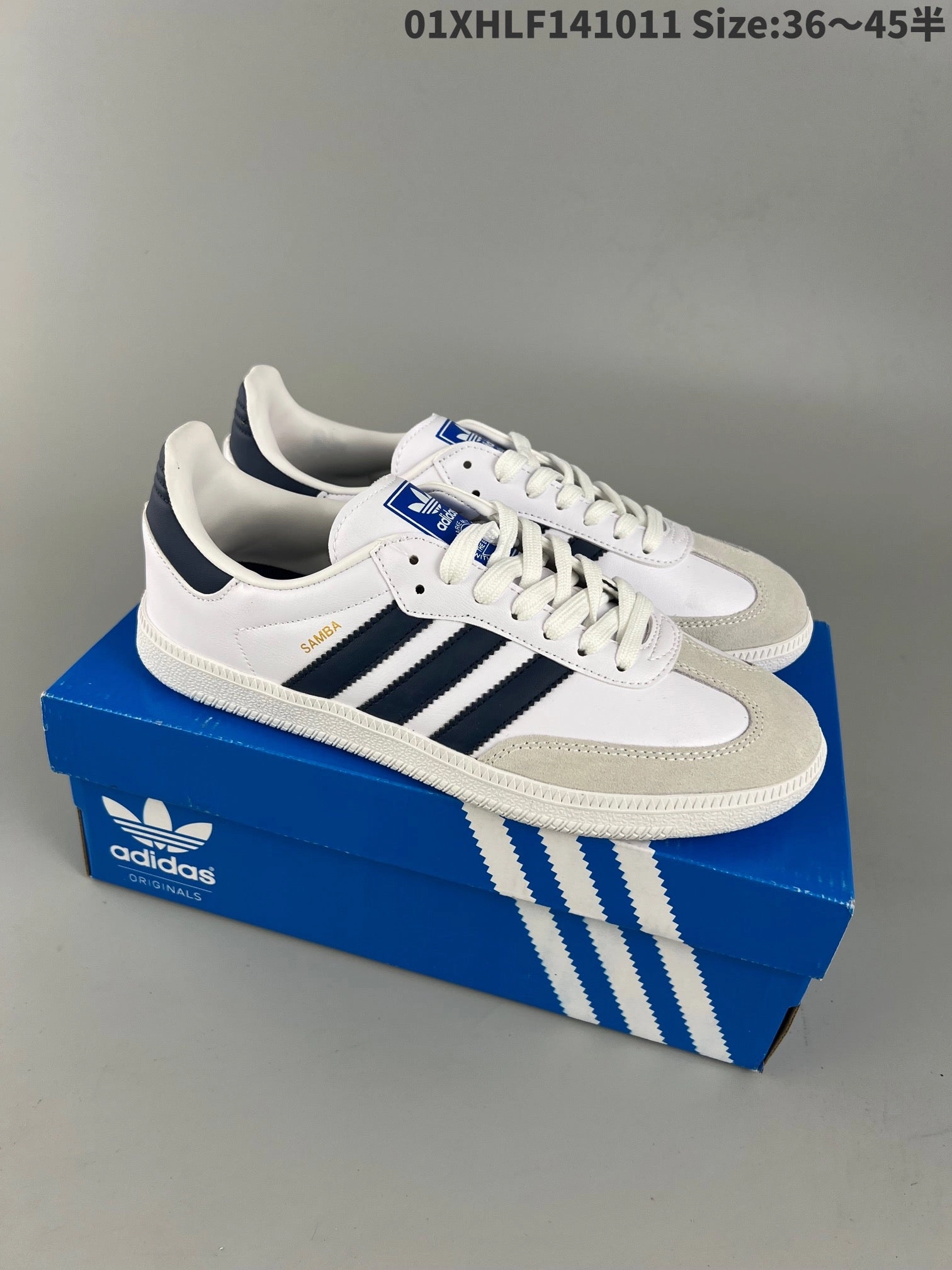 Adidas Samba ADV White Shadow Navy GW3158 Night Run Drop Hike