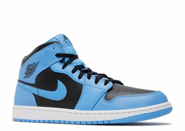 Retro Style Anti Sweat Air Jordan 1 Mid University Blue Black