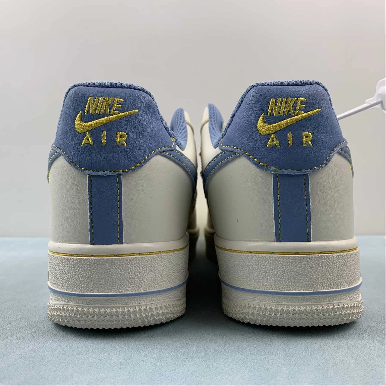 simple design Glow Hike Air Force 1 07 Low Just Do It White Yellow Blue FJ7740-018