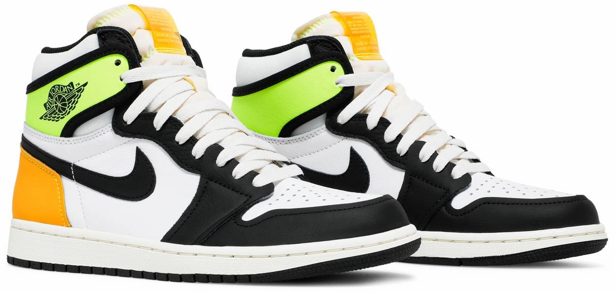 Airflow Channel Design Nike Jordan 1 High Volt Gold