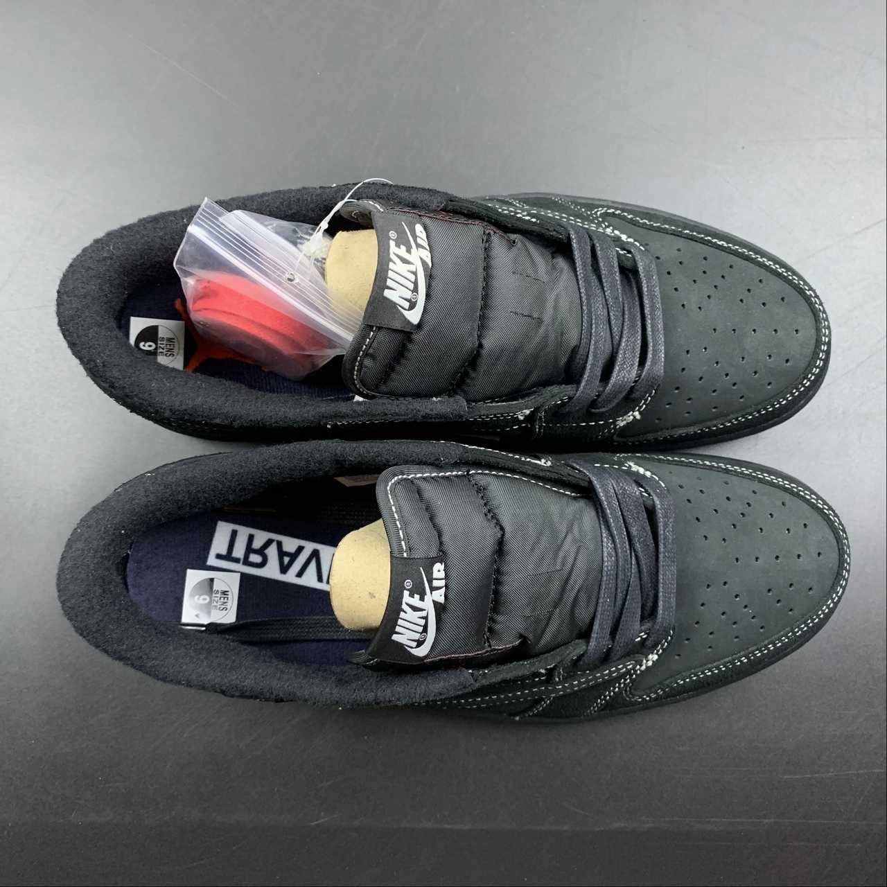 Air Jordan 1 Retro Low OG SP ??Travis Scott?? Black Phantom-Black DM7866-001 All-Day Cushioning