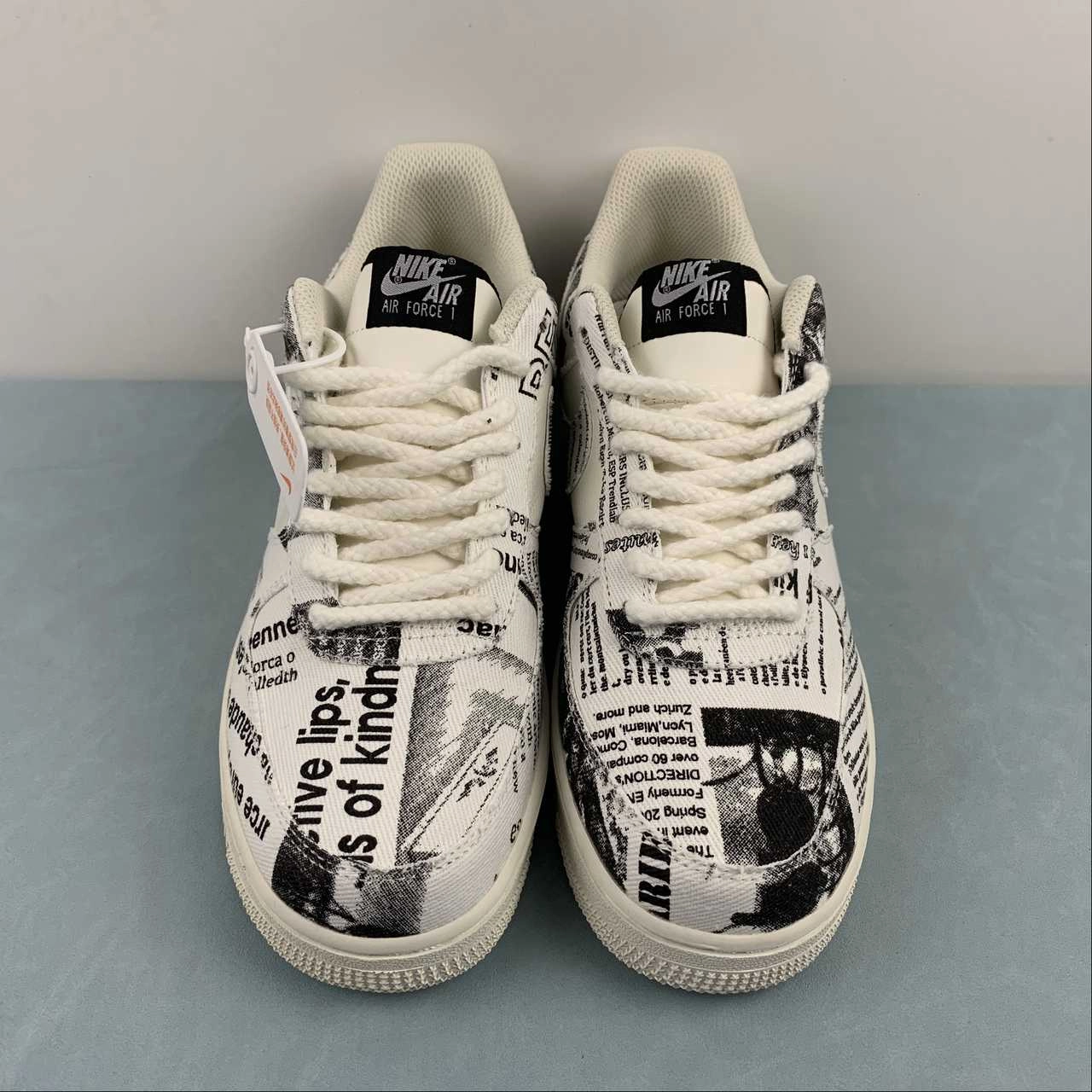 Air Force 1 07 Low Black White FB0607-033 Quick Change Dusk Step