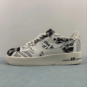 Air Force 1 07 Low Black White FB0607-033 Heel Safe