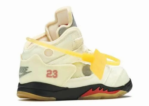 Rolling Motion Tech Comfort Zone Air Jordan 5 x Off-White Sail (TD)