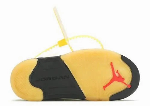 Air Jordan 5 x Off-White Sail (TD) Articulated Toe Spring