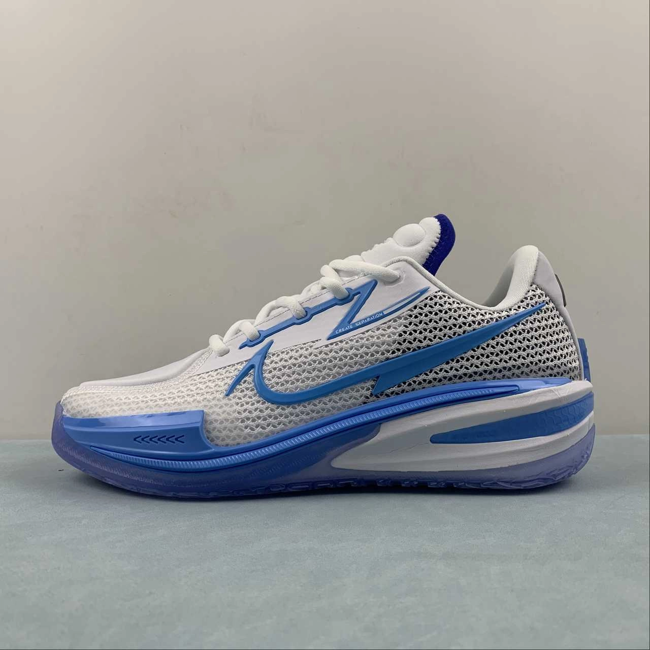 Air Zoom G.T. Cut Blue White Black CZ0175-009 Lean Cut Midfoot lockdown maintains lateral control