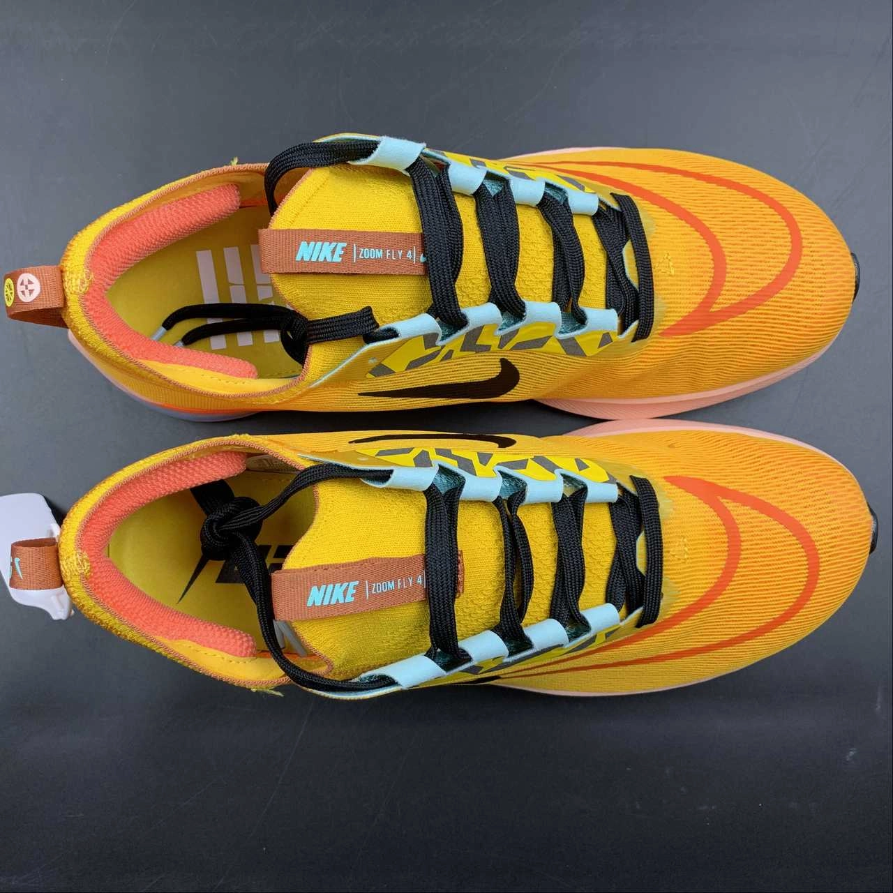 Zoom Fly 4 University Gold Black-Amarillo DO2421-739 Materials used promote all-day active comfort
