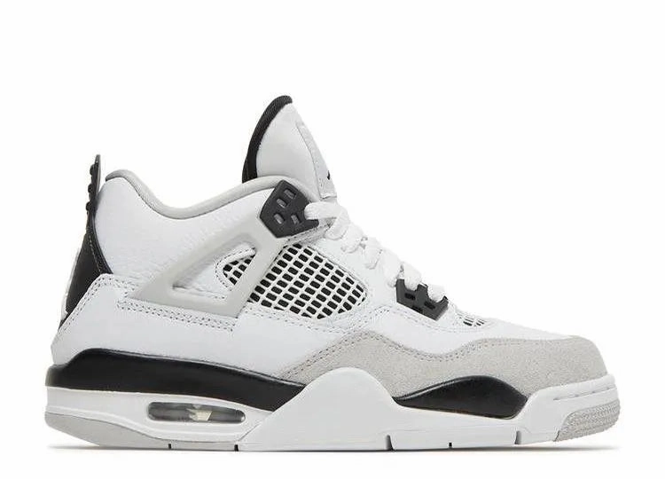 Versatile use Reinforced Ankle Support Air Jordan 4 Military Black (GS)