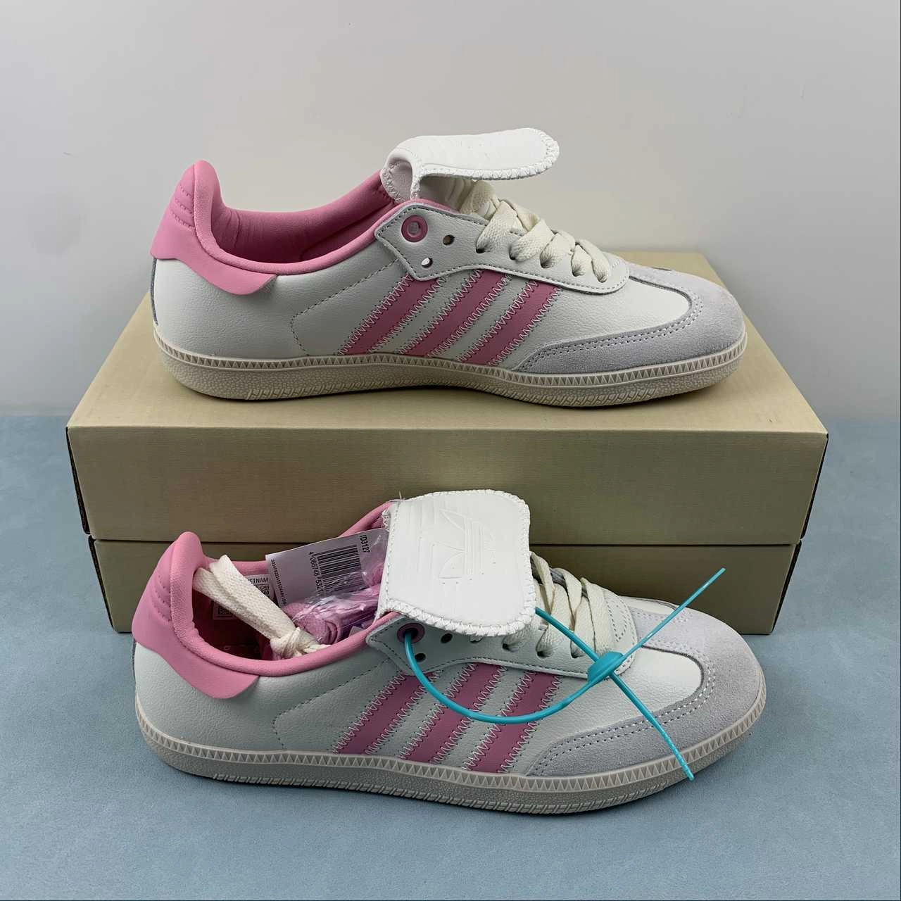 Stay Stylish Wind Safe Adidas Samba Pharrell Humanrace Aluminium Wonder Mauve ID3127