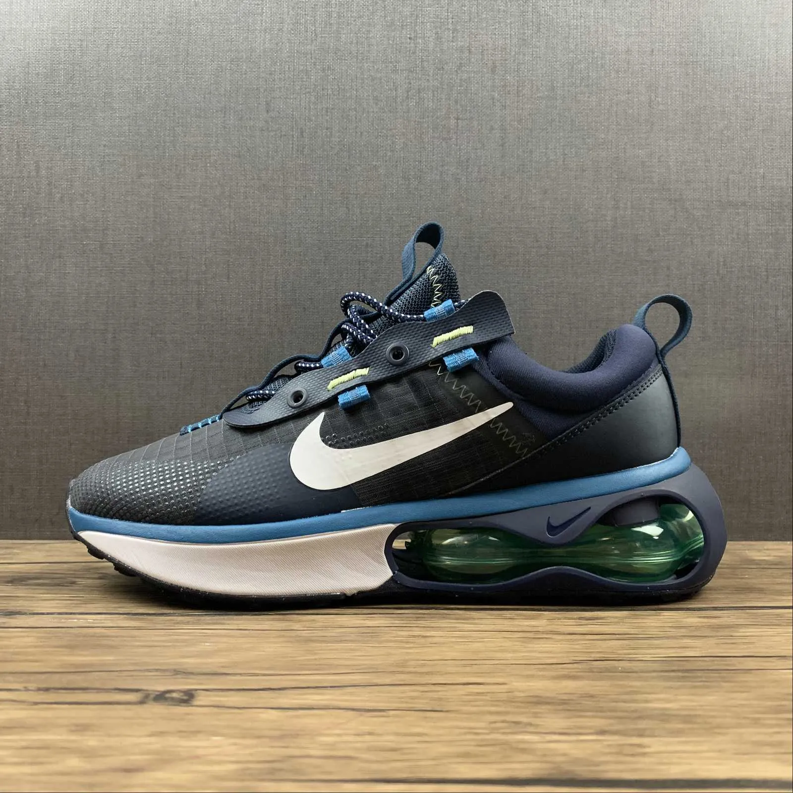Air Max 2021 Obsidian Lime Glow Brigade Blue White DH4245-400 professional - grade shoes