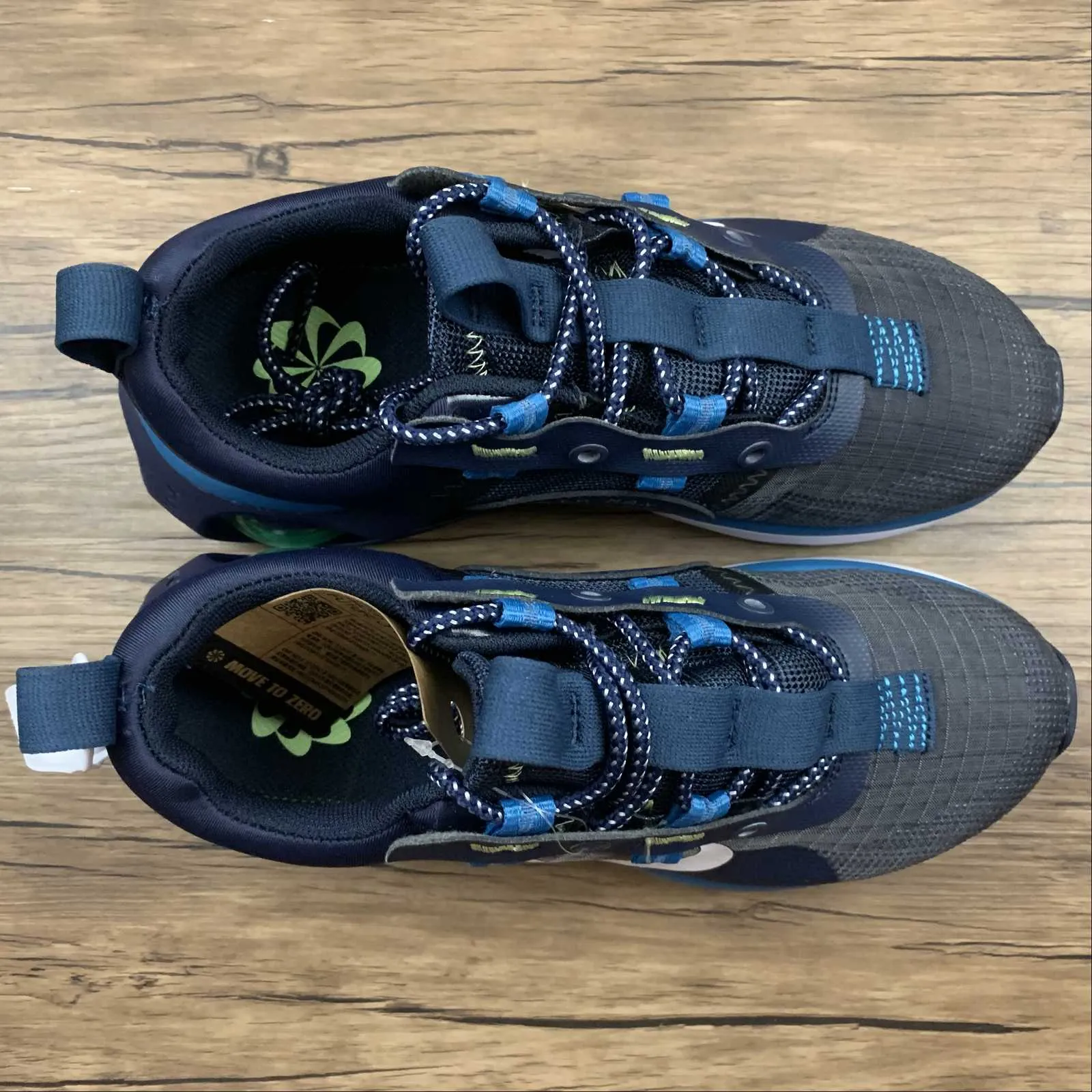 Air Max 2021 Obsidian Lime Glow Brigade Blue White DH4245-400 post - injury running shoes