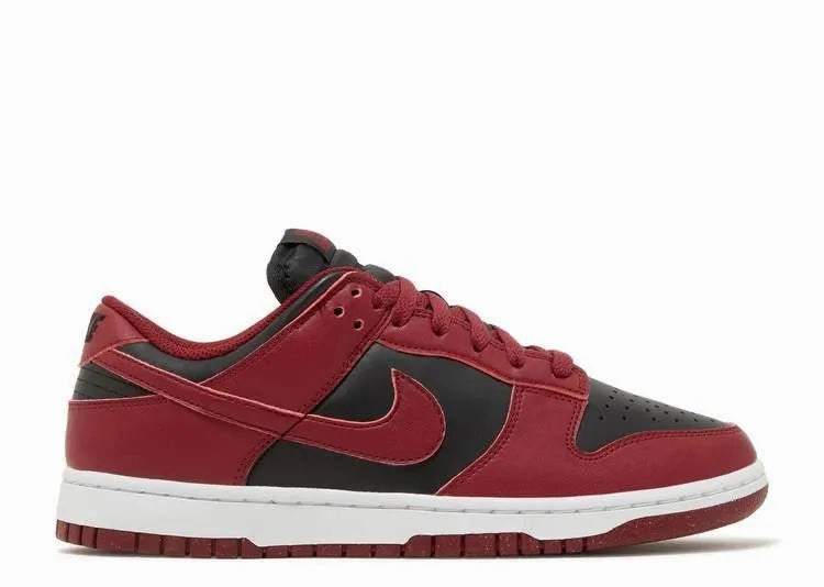 Asymmetric Lacing Designs All-Day Ease Nike Dunk Low NN Team Red Black