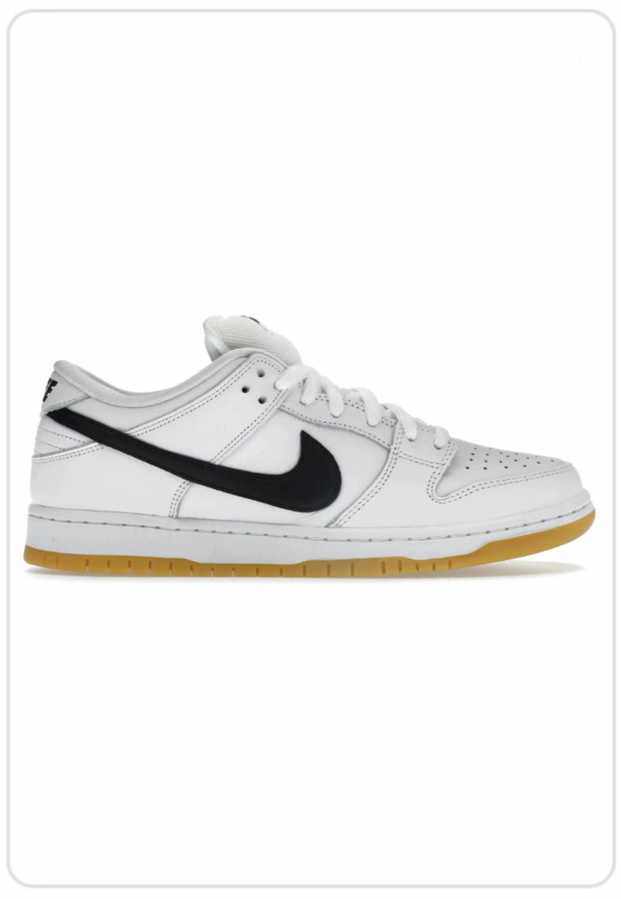 Simple Aesthetic Low Cut Design Nike SB Dunk Low White Gum