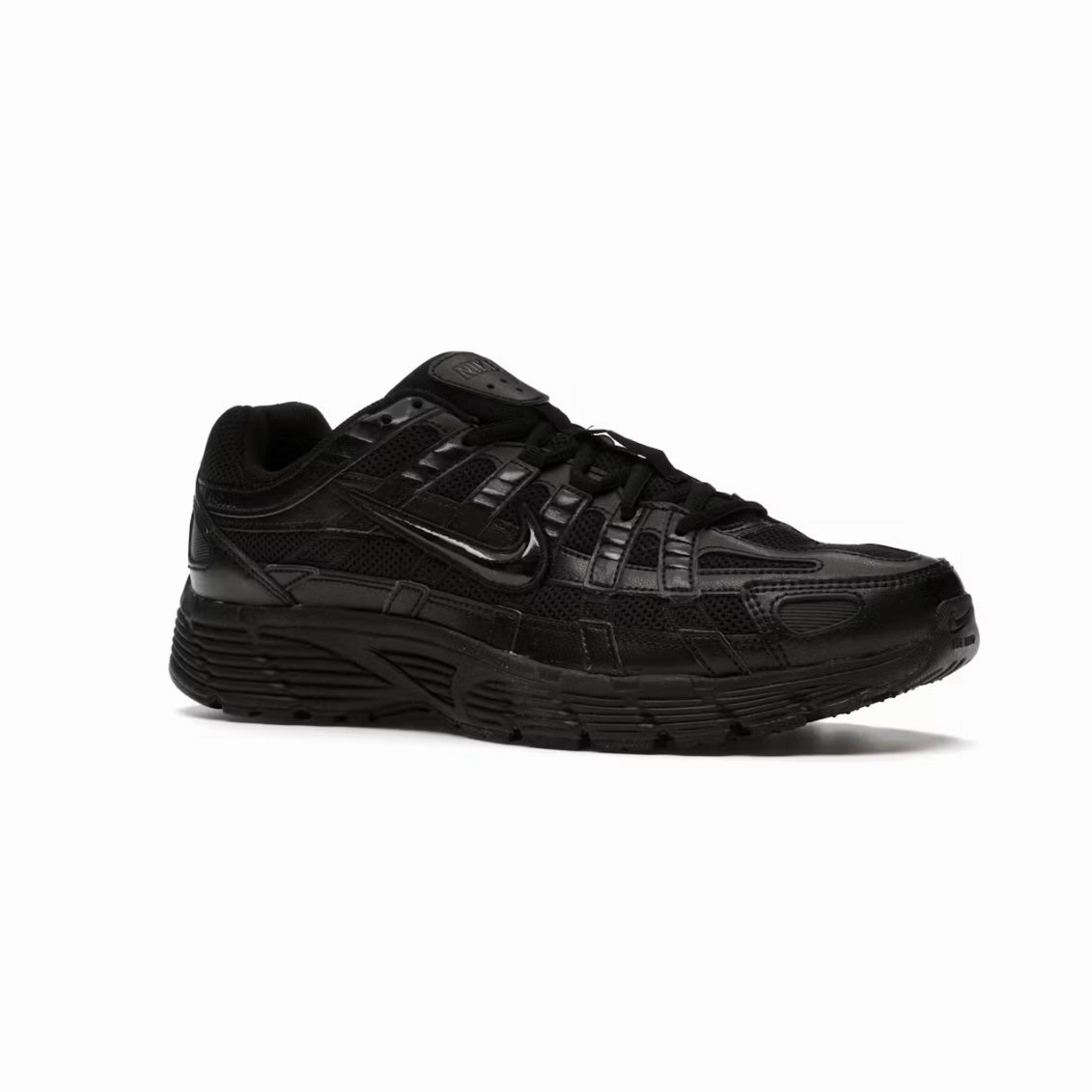 NIKE P-6000 TRIPLE BLACK Orthopedic friendly High Rebound Midsole