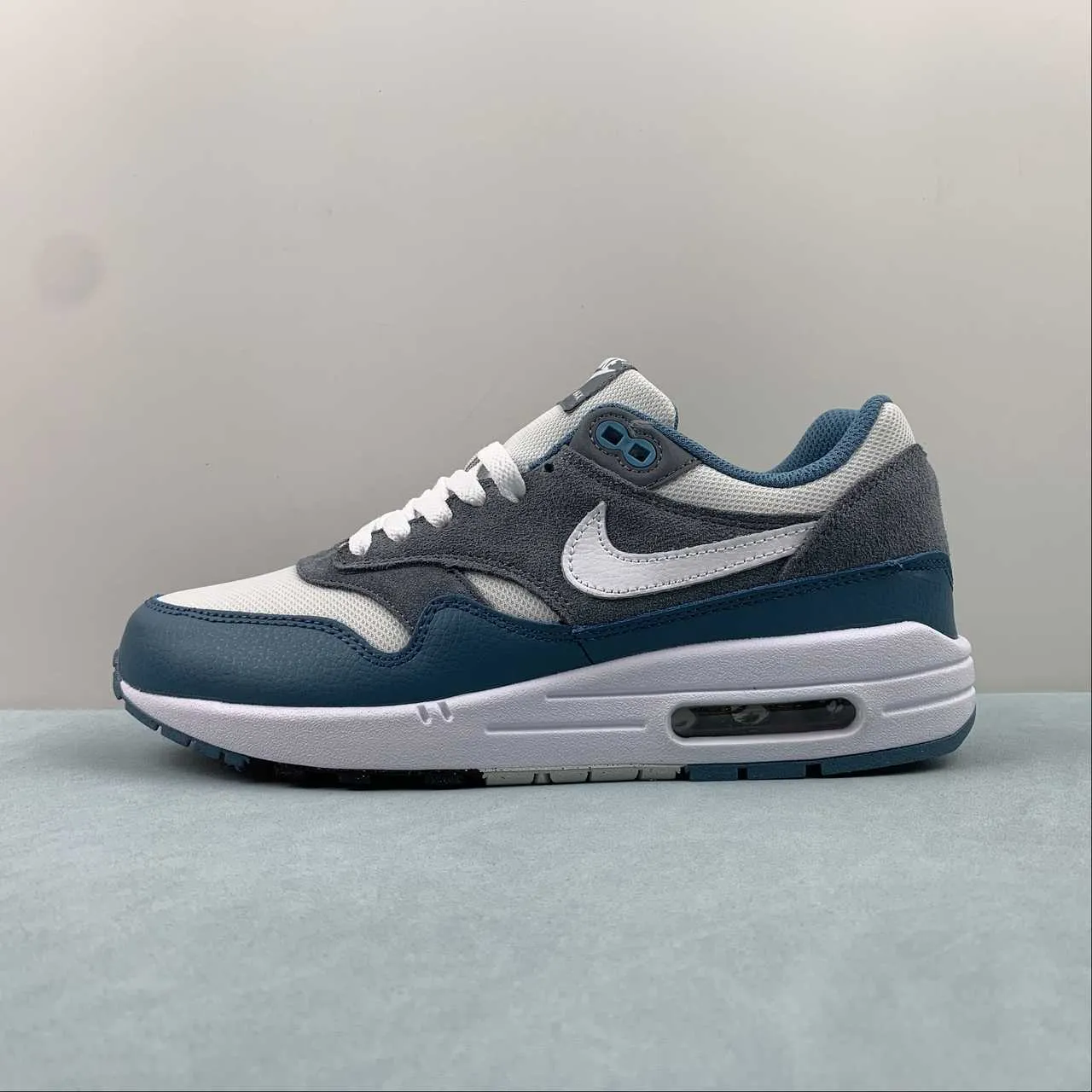 Air Max 1 SC Noise Aqua Photon Dust White Cool Gray FB9660-001 StreamlinedDesign