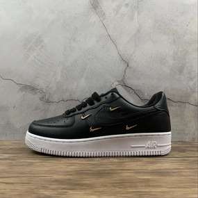 Quick   Dry Platform Style Air Force 1 07 Low LX Sisterhood Black Metallic Gold Hyper Royal CT1990-001