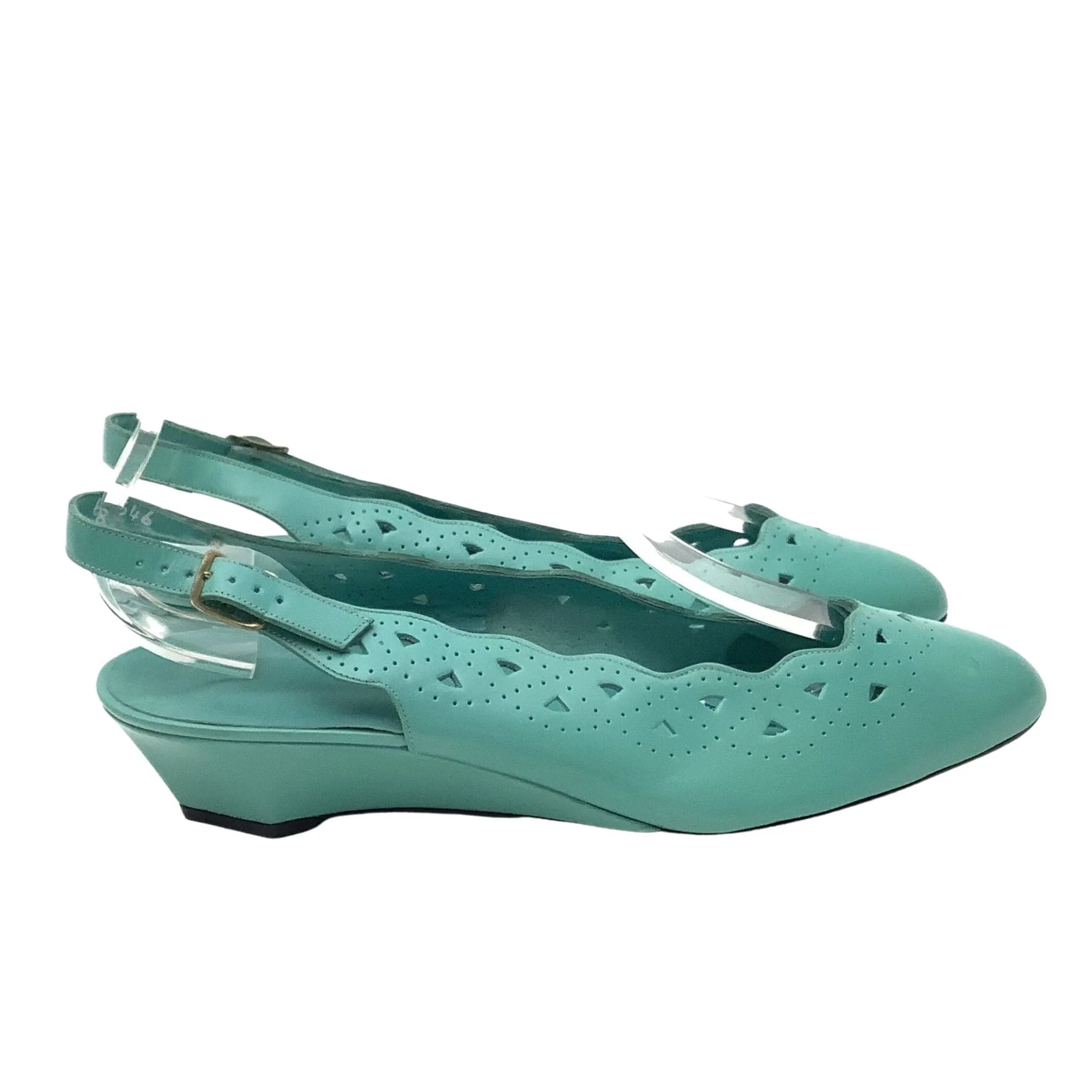 Naturalizer Teal Slingbacks