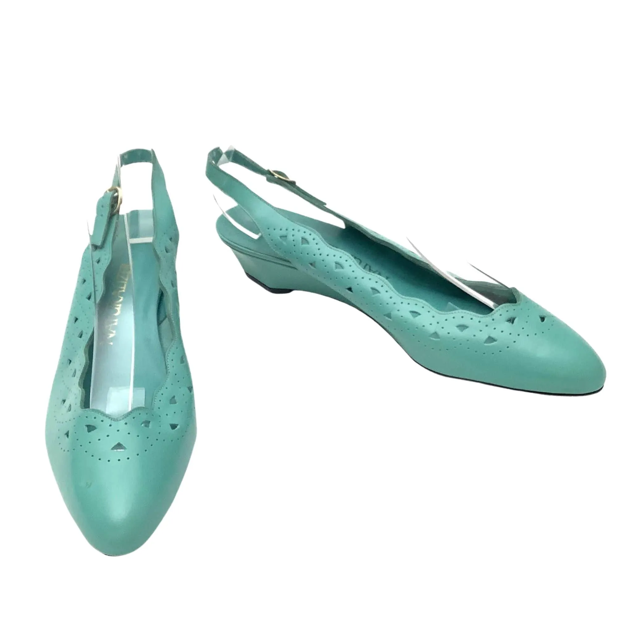 Naturalizer Teal Slingbacks