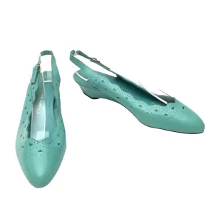 Naturalizer Teal Slingbacks