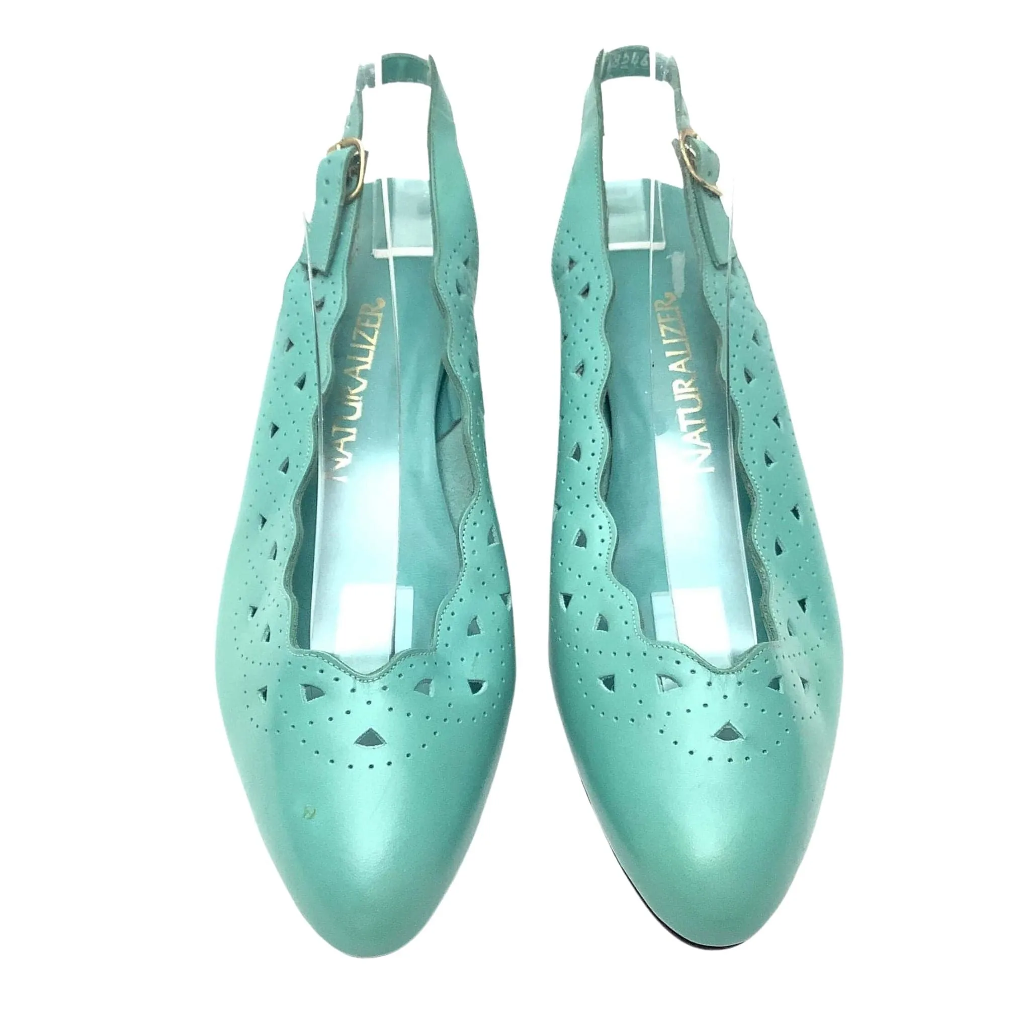 Naturalizer Teal Slingbacks
