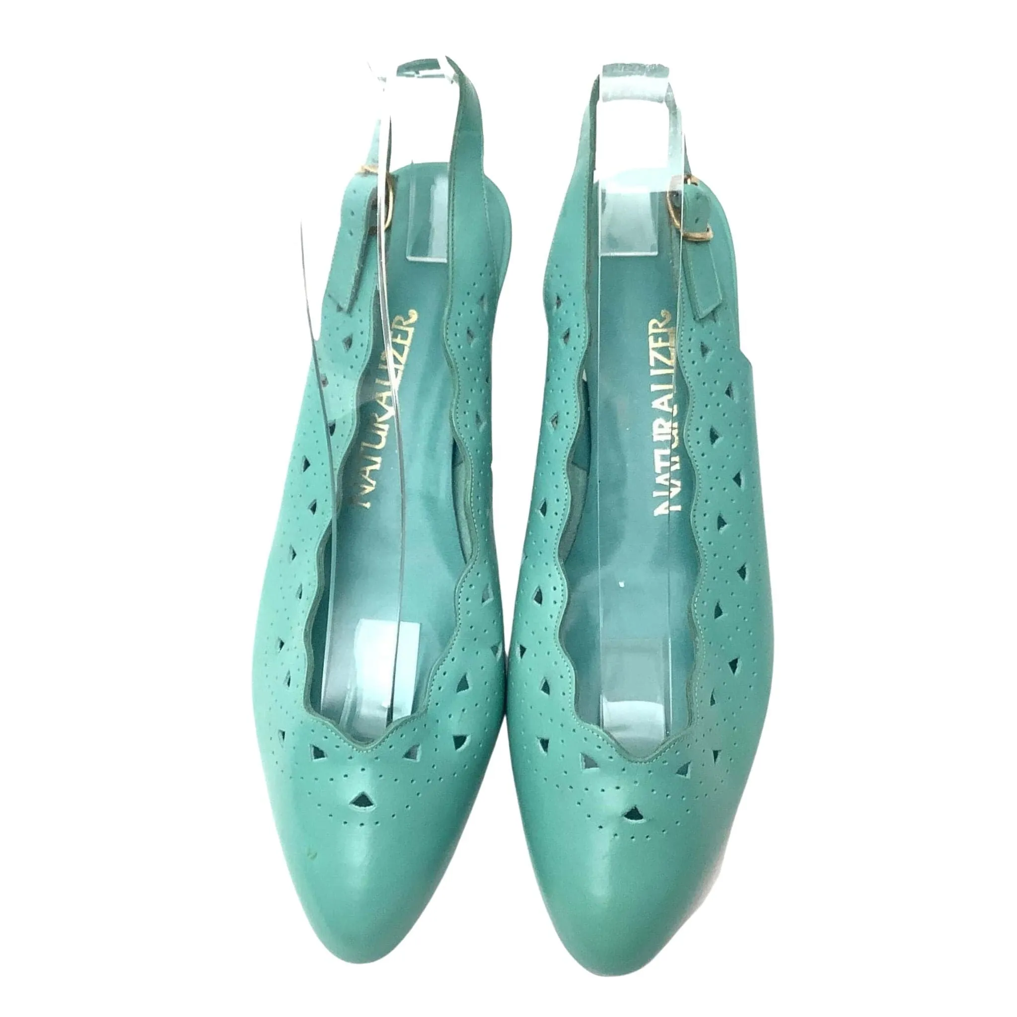 Naturalizer Teal Slingbacks