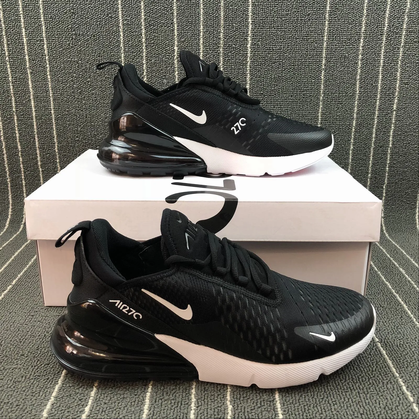 running with sunglasses Compact Air Max 270 Black Anthracite-White-Solar Red AH8050-002