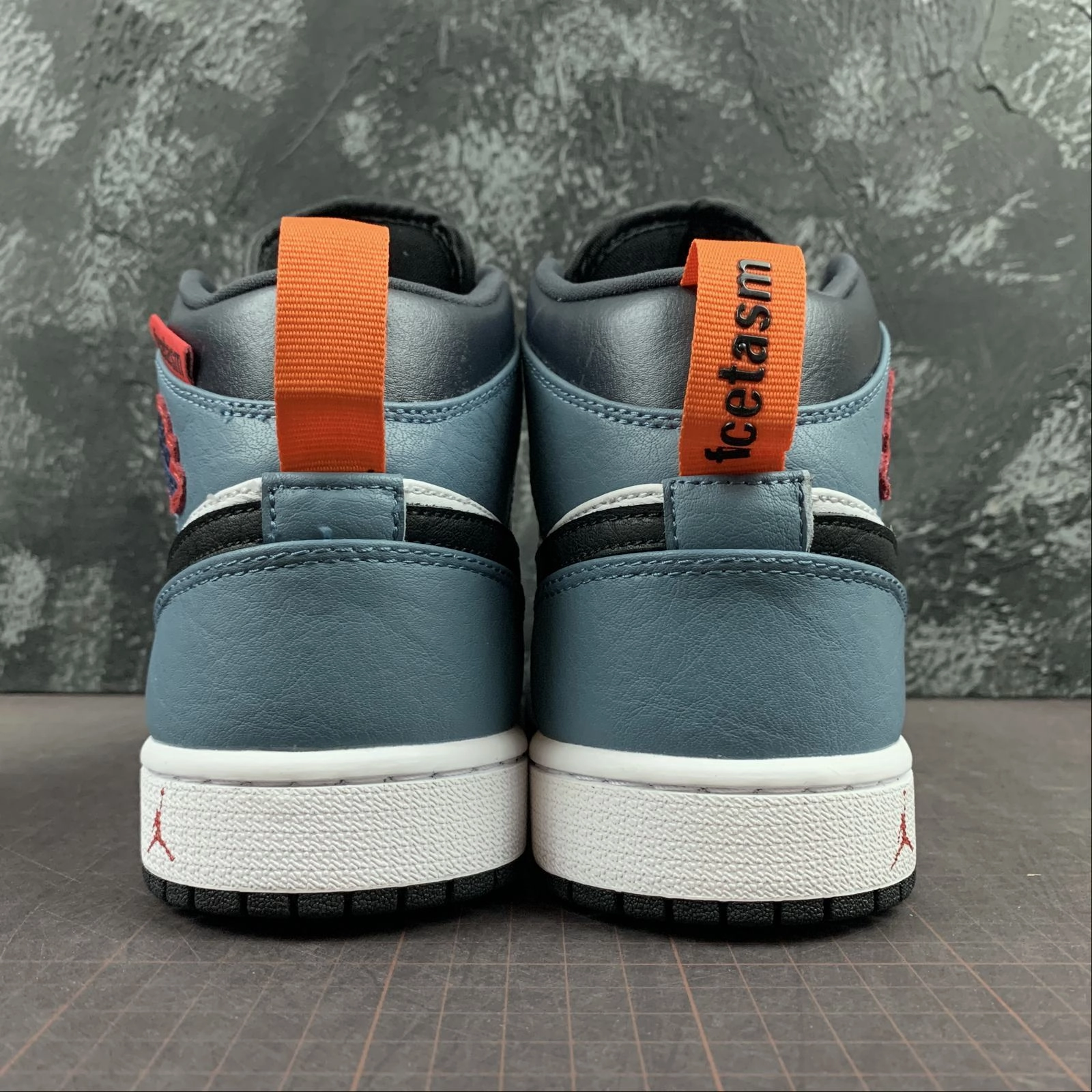 Adaptive Cushioning Tech Thermoplastic Bonding Air Jordan 1 Mid Fearless Black Gym Red White CU2802-100