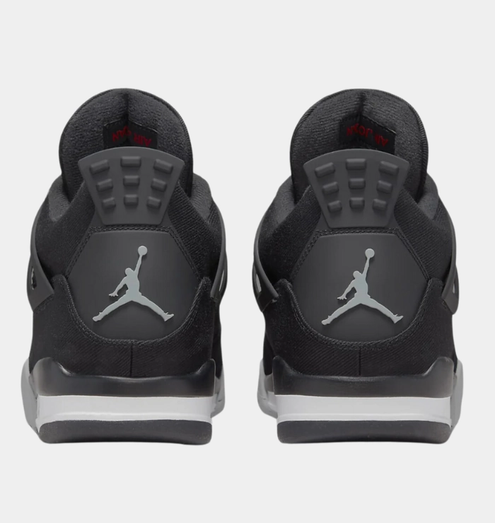 Nike Air Jordan 4 Retro SE Black Canvas Sculpted wear Low Profile Design