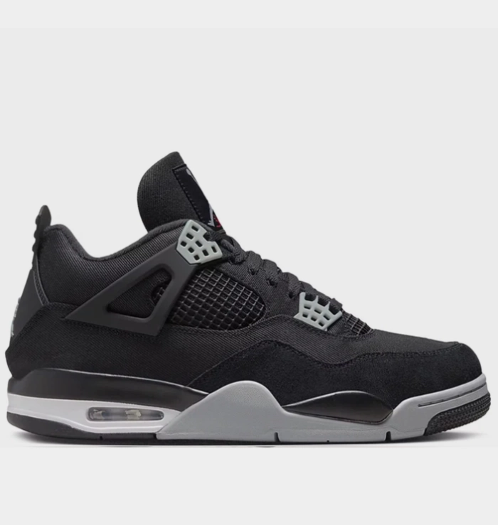 Energy Return Foam Nike Air Jordan 4 Retro SE Black Canvas