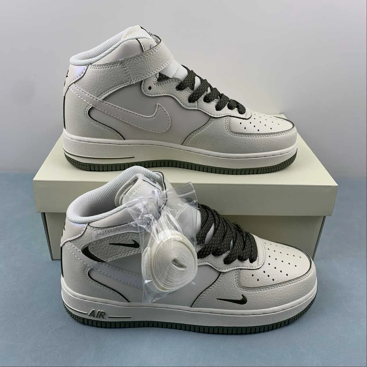 Air Force 1 07 Mid White Green SG2356-805 Galaxy Hike