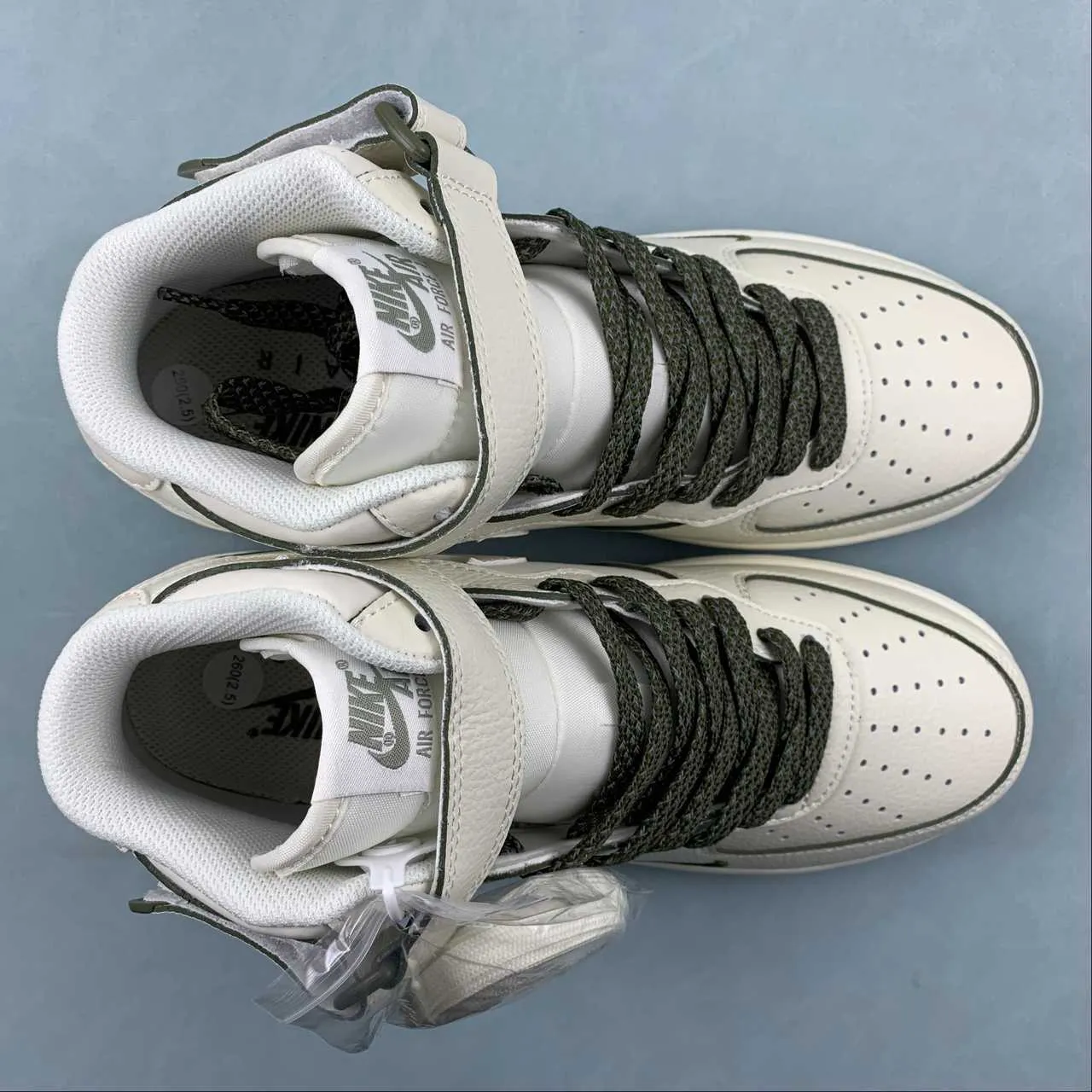 Air Force 1 07 Mid White Green SG2356-805 Breathable Material