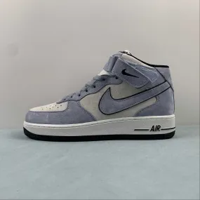 Orange Pop Relaxed Look Air Force 1 07 Mid Suede Purple Black CG9904-104