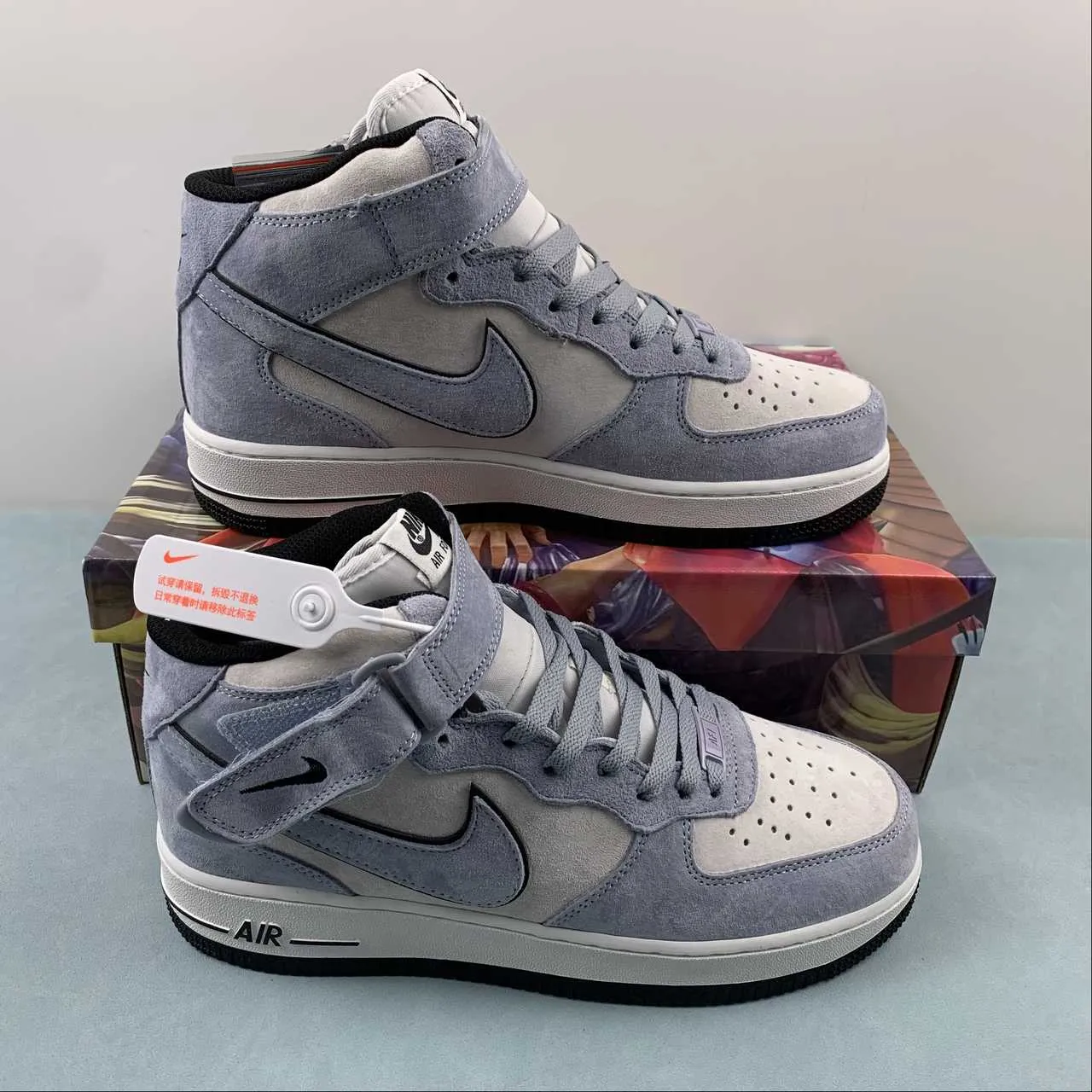 Group Pace Air Force 1 07 Mid Suede Purple Black CG9904-104