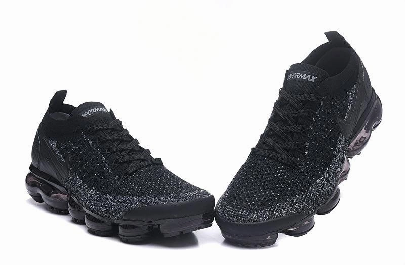 Air VaporMax Flyknit 2.0 Black Grey 942842-011 Retro-inspired performance Padded Activity