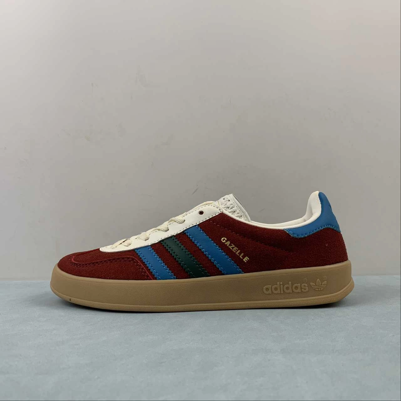 Adidas Gazelle Indoor Collegiate Burgundy Arctic Fuchsia Collegiate Green IG4996 Chill Vibes