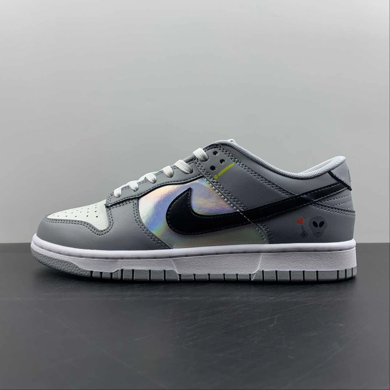 Foam Comfort SB Dunk Low Alien Dark Grey White Black CV0811-020