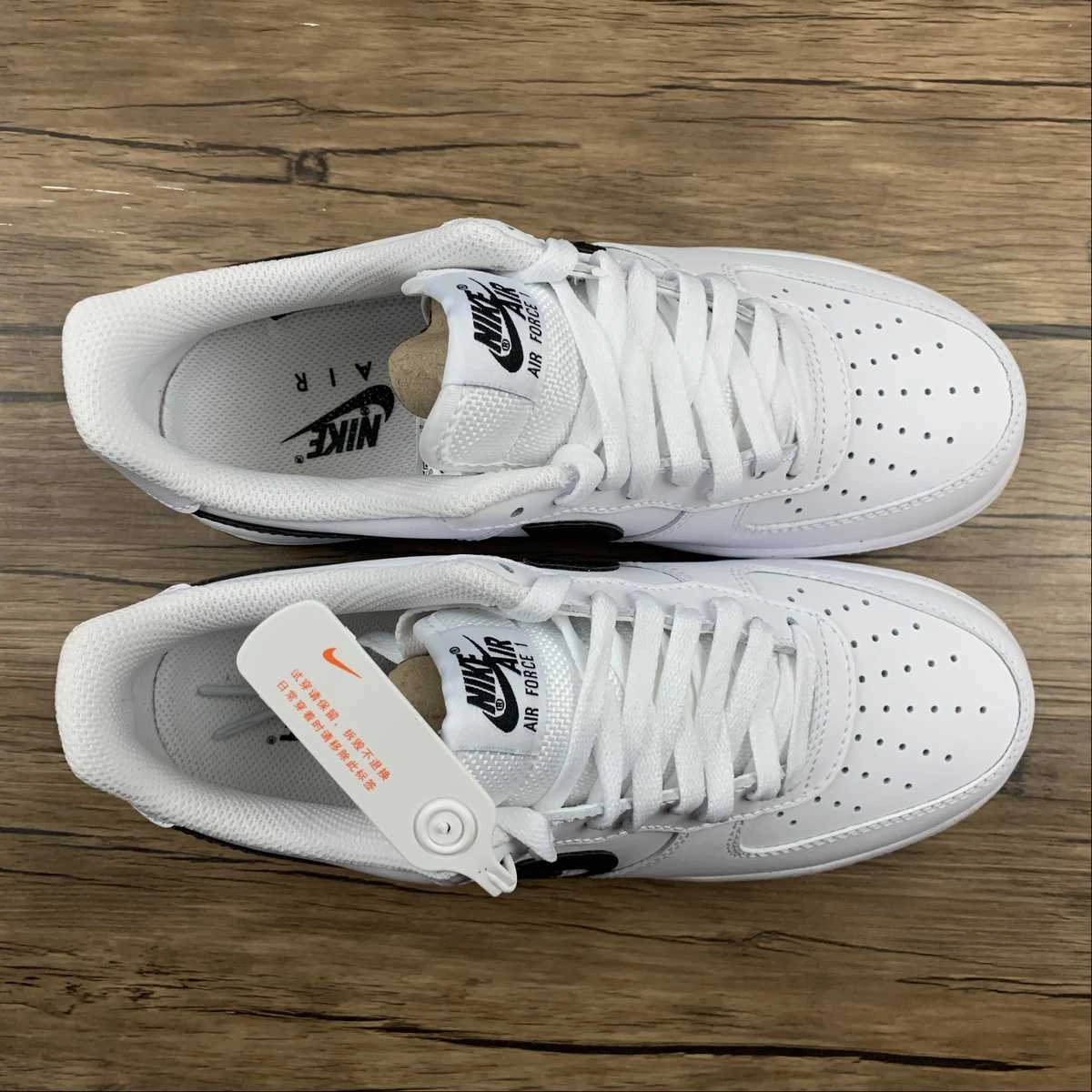 Air Force 1 07 Low FM White Black DR0143-101 Knit Fresh