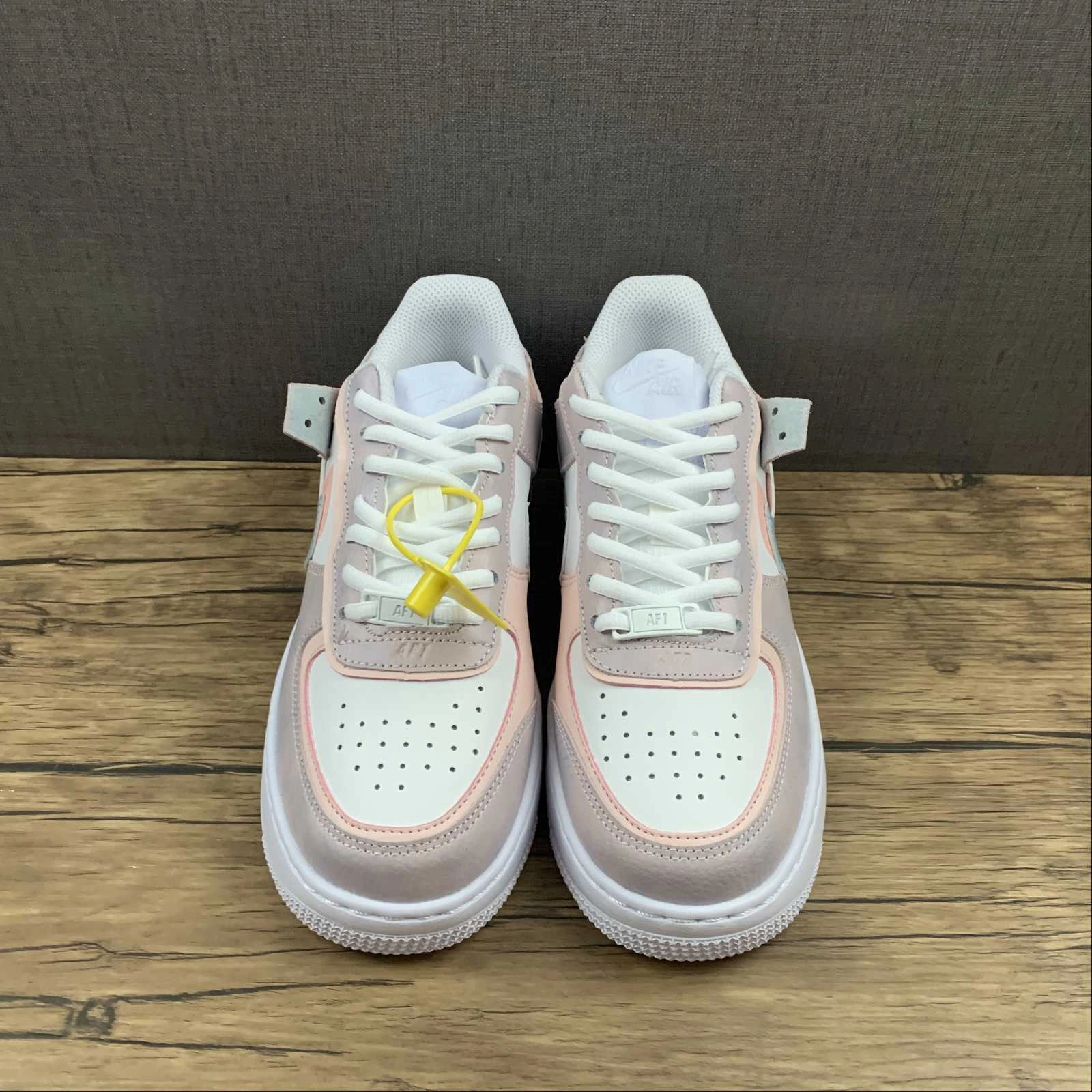 Air Force 1 Shadow Light Blue Pink CI0919 100 Comfortable Arch Support