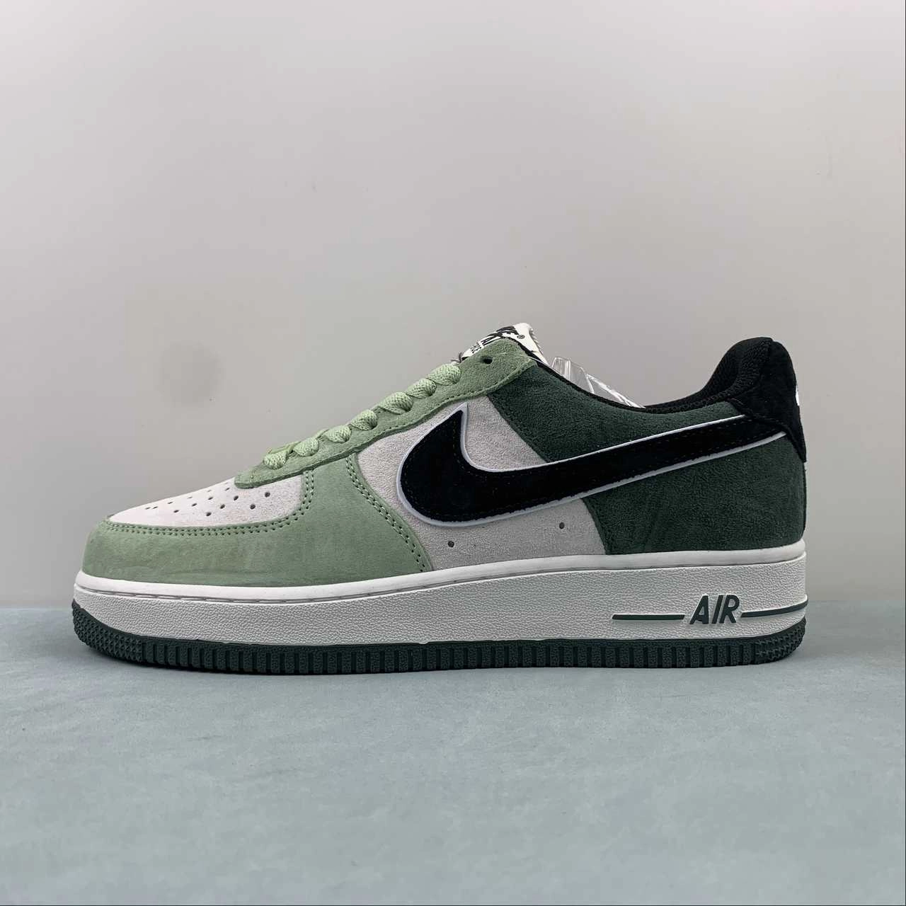 Air Force 1 07 Low Black Green White LF8989-333 Slip   resistant   sole