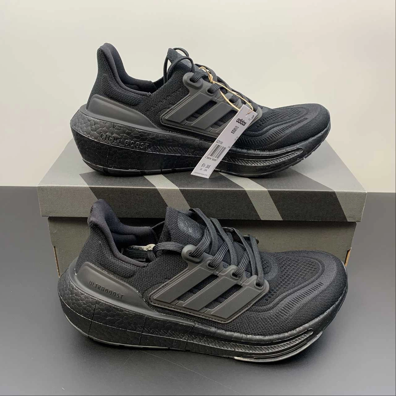 Adidas Ultraboost Light Core Black GZ5159 spandex running wear multi - sport running shoes
